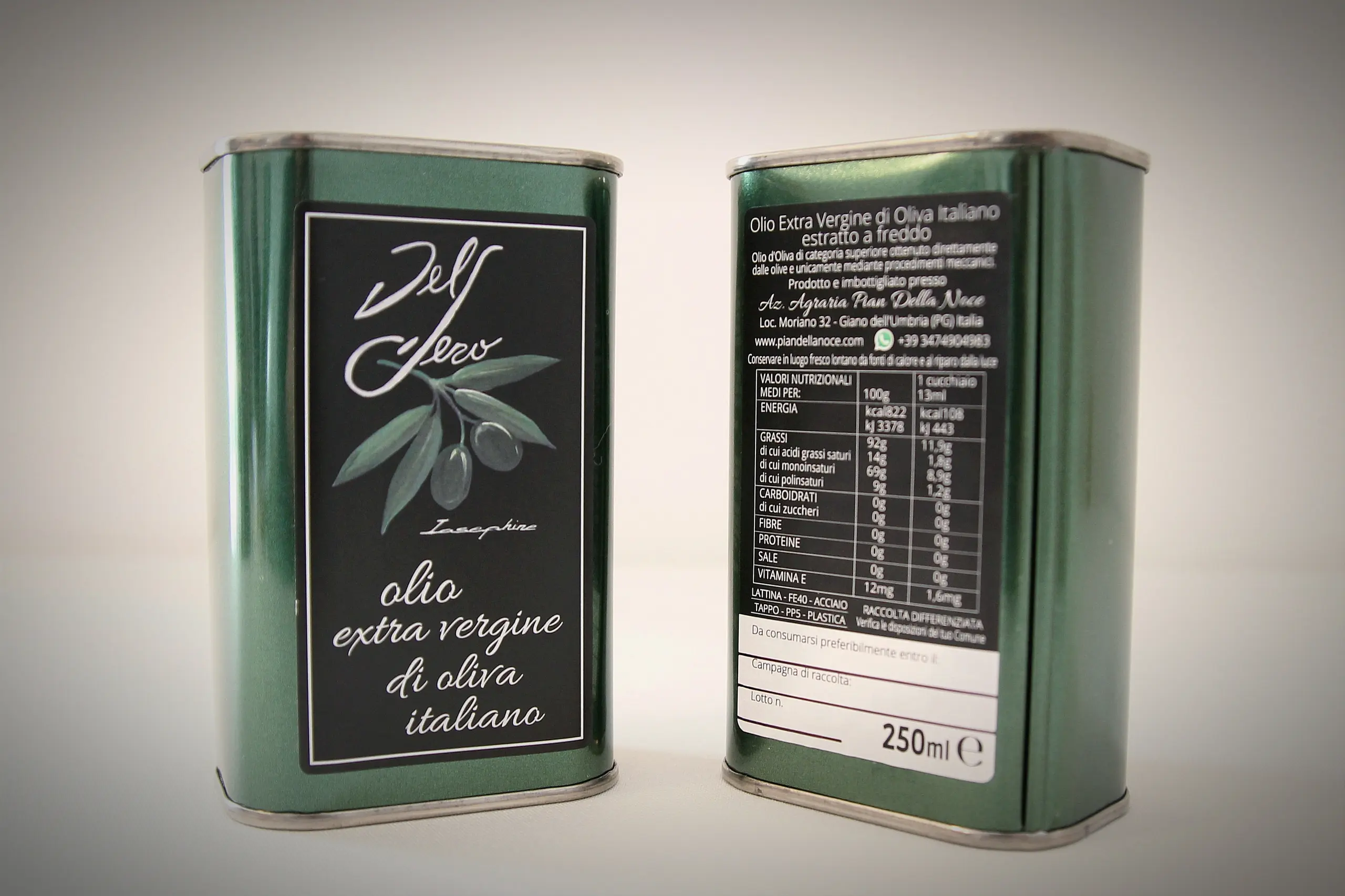 Olio EVO Del Sero 2024 - Lattina 250 ml