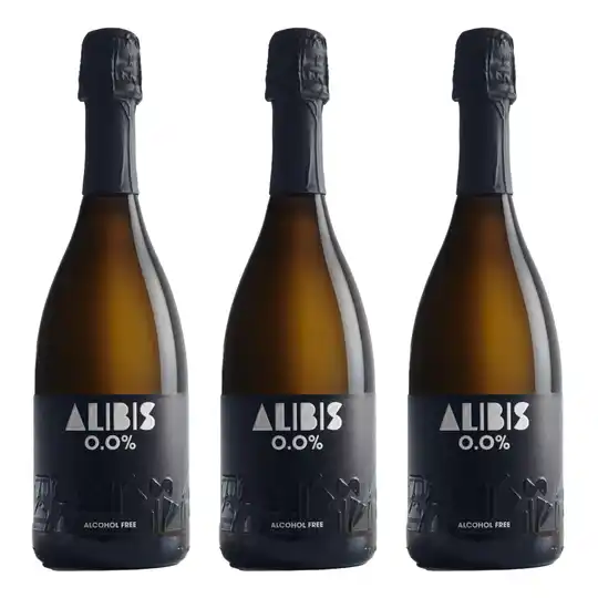 ALIBIS 0,0 - BOLLICINE SENZA ALCOL - 3 BOTTIGLIE