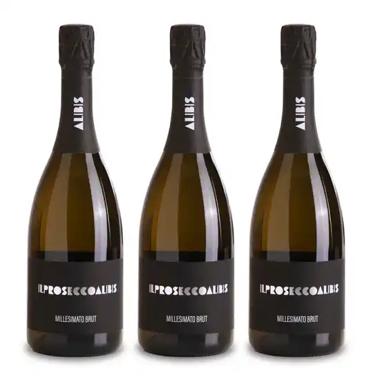 PROSECCO ALIBIS MILLESIMATO DOC BRUT - 3 BOTTIGLIE