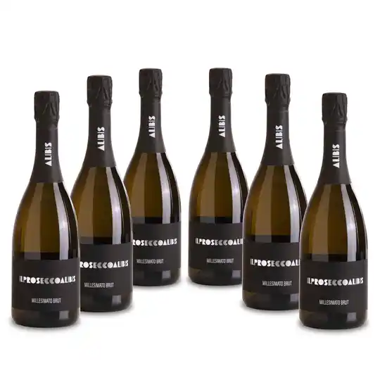 PROSECCO ALIBIS MILLESIMATO DOC BRUT - 6 BOTTIGLIE