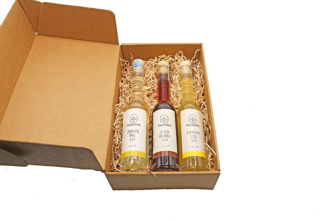 Box degustazione 3 liquori