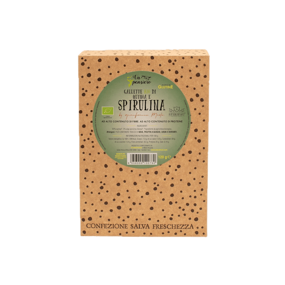 Gallette di Quinoa BIO alla Spirulina