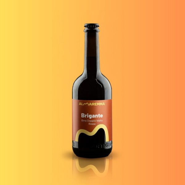 BRIGANTE Birra artigianale Doppio Malto Rossa 75cl