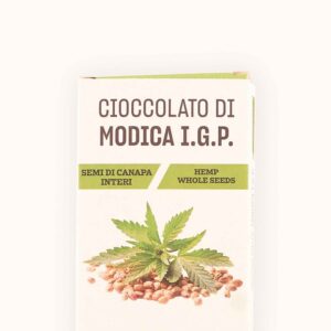Cioccolato di Modica IGP – Con semi di Canapa interi – Sfizi Golosi