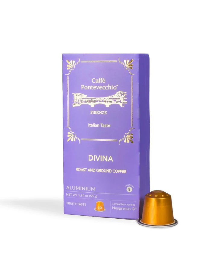 Capsule caffè Divina Linea Commedia 70% Arabica 30% Robusta