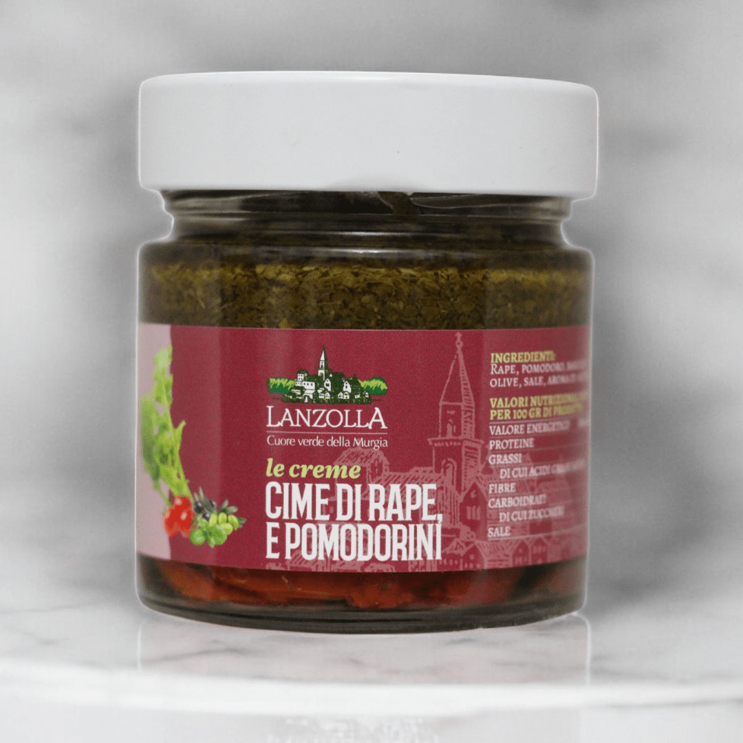 Crema di cime di rape, pomodorini 200gr