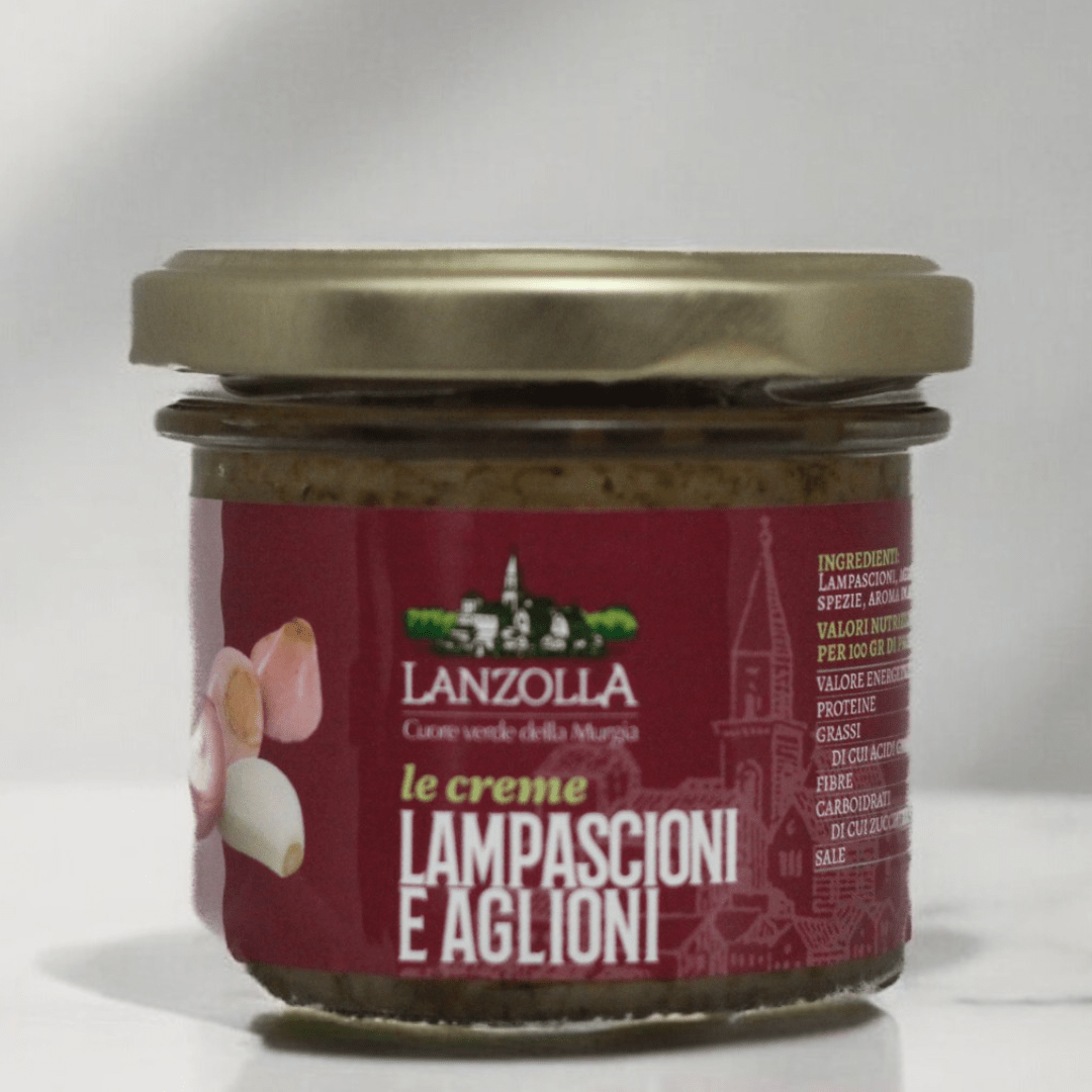 Crema lampascioni e aglioni 200gr