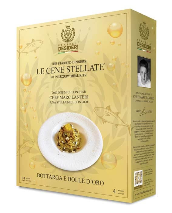 Le cene stellate - Bottarga e Bolle d'oro - Chef Marc Lanteri