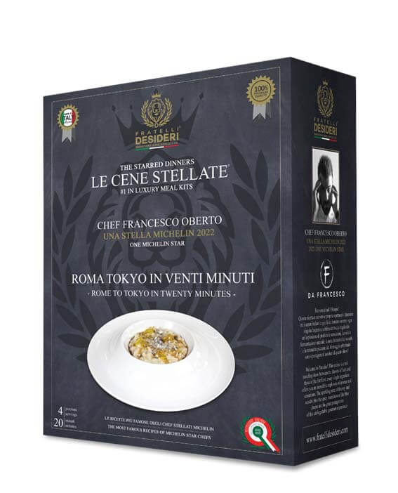 Le cene stellate - Roma Tokyo in Venti Minuti - Chef Francesco Oberto