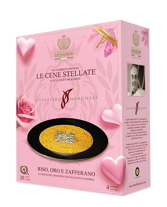 Le cene stellate - Riso, Oro e Zafferano Limited Edition - Chef Gualtiero Marchesi