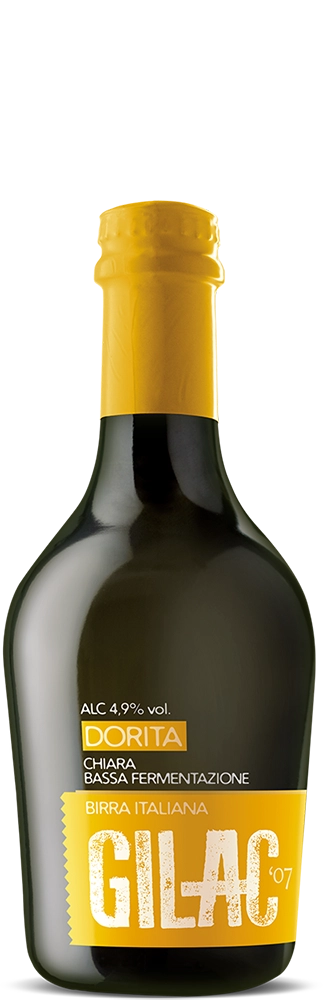 Dorita Birra di colore biondo brillante Italian Pilsner 33 cl