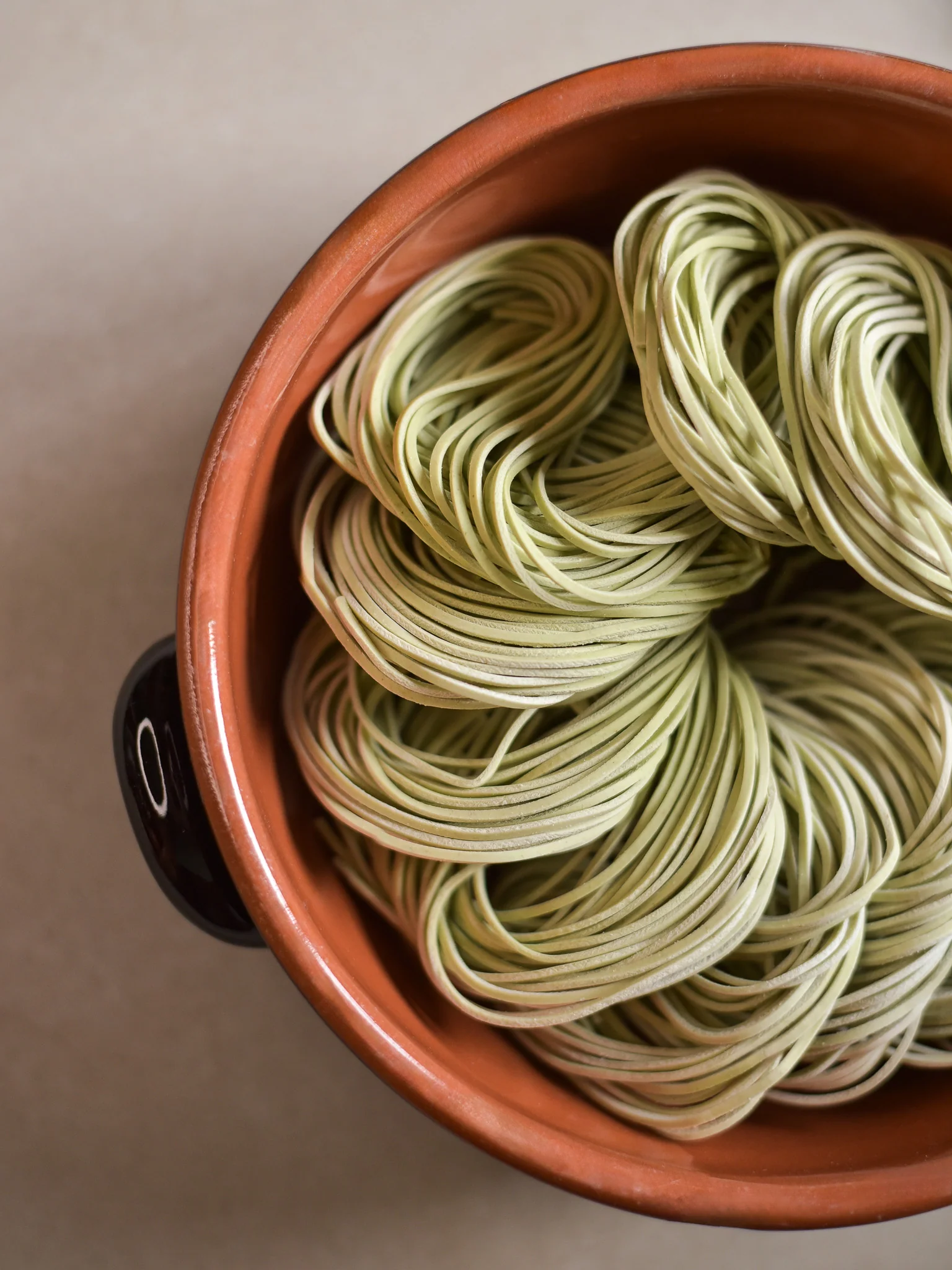 Taglierini Genovesi con Spinaci