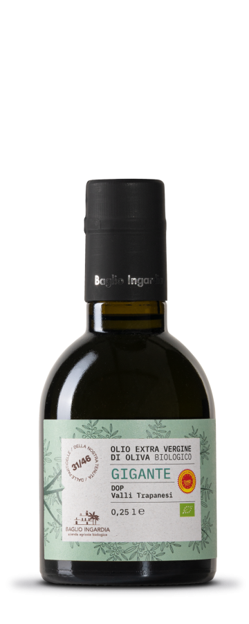 "GIGANTE" Grand Cru Biologico DOP Valli Trapanesi 2024 - 25 cl 12xolio