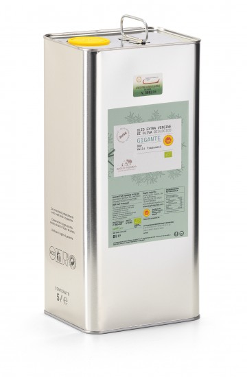 "GIGANTE" Grand Cru Biologico DOP Valli Trapanesi 2024 - 5 L 1xolio