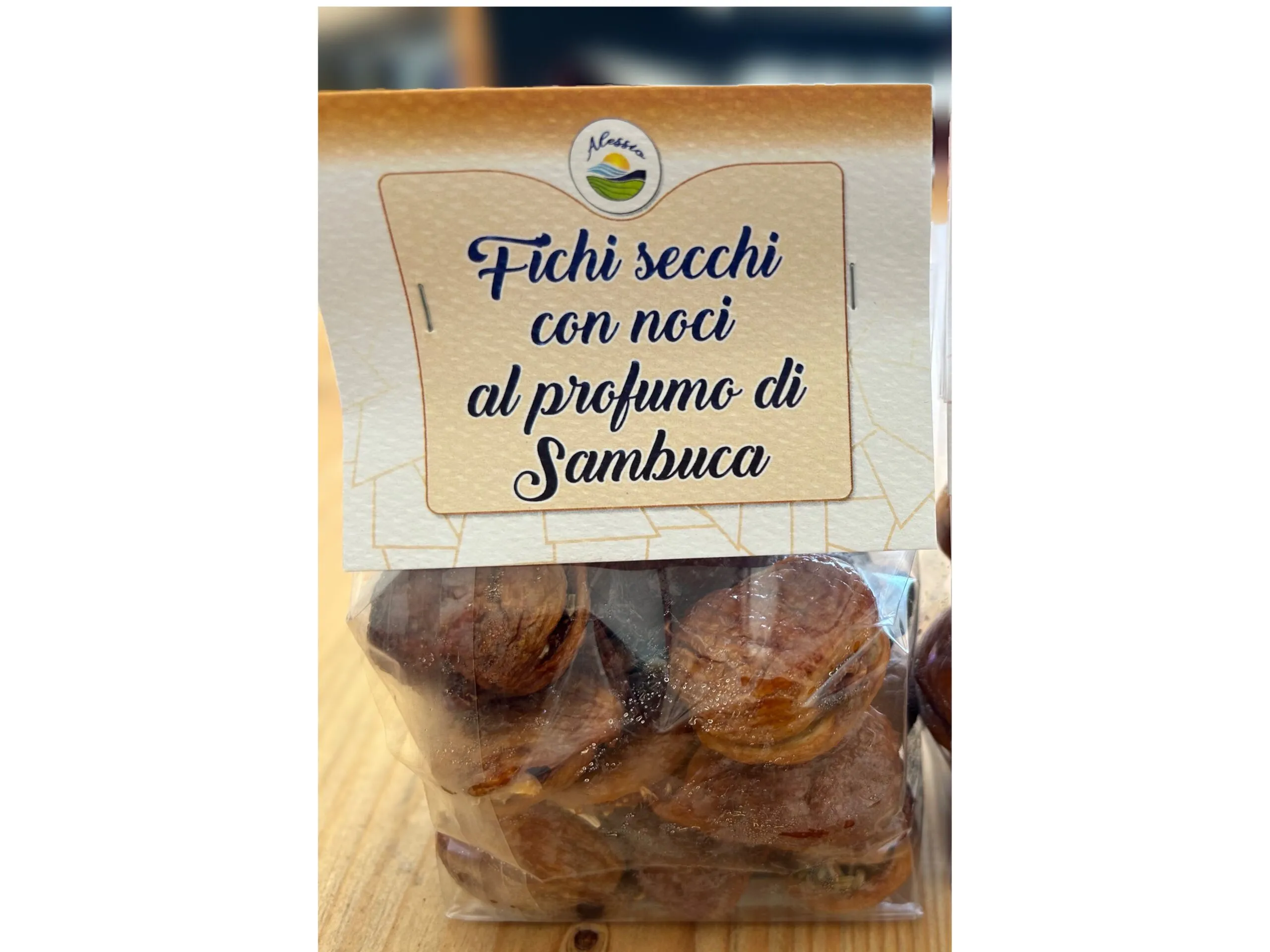 Fichi secchi con Noci al profumo di Sambuca | busta da 250 g