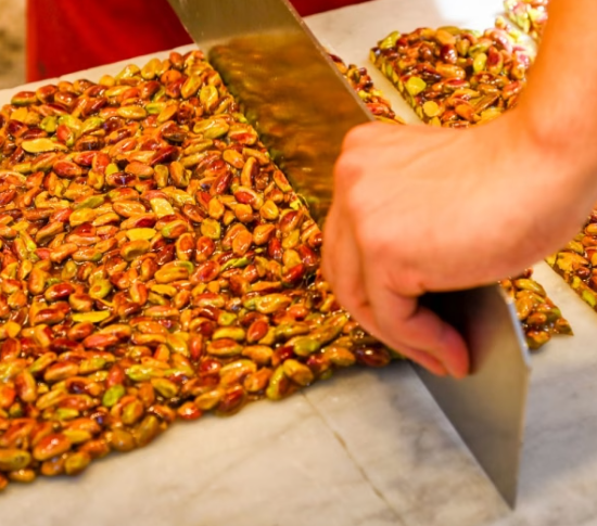 Torrone croccante al pistacchio 200gr