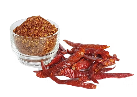 Peperoncino essiccato macinato