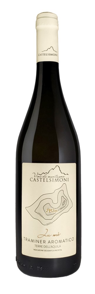 Ju mè 2022 Traminer aromatico IGP Terre dell'Aquila affinato 24 mesi in bottiglia da 0,75 lt