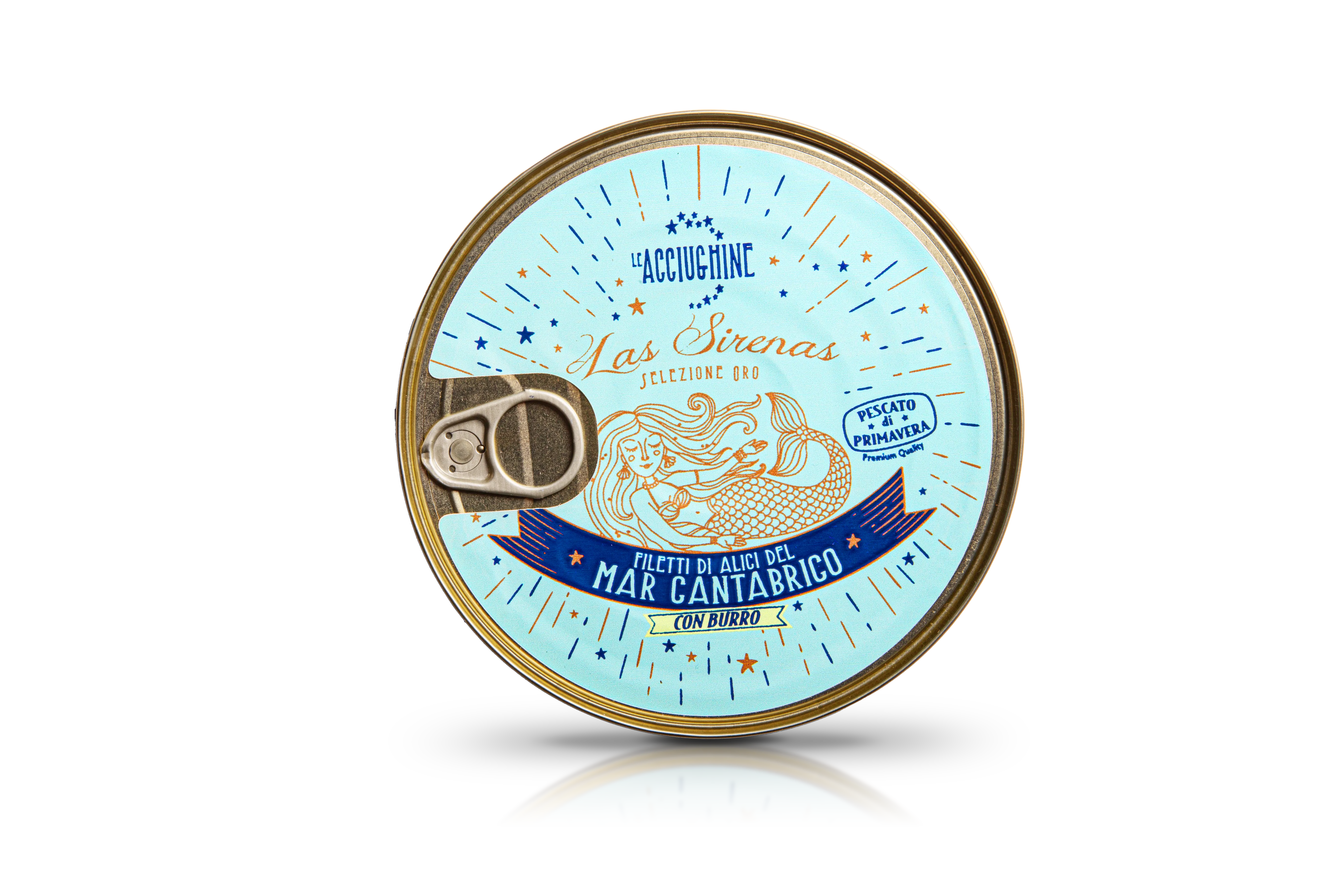 Filetti di Acciughe del Cantabrico al burro lattina da 110 gr