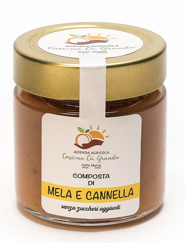 Composta di mele e cannella senza zuccheri aggiunti