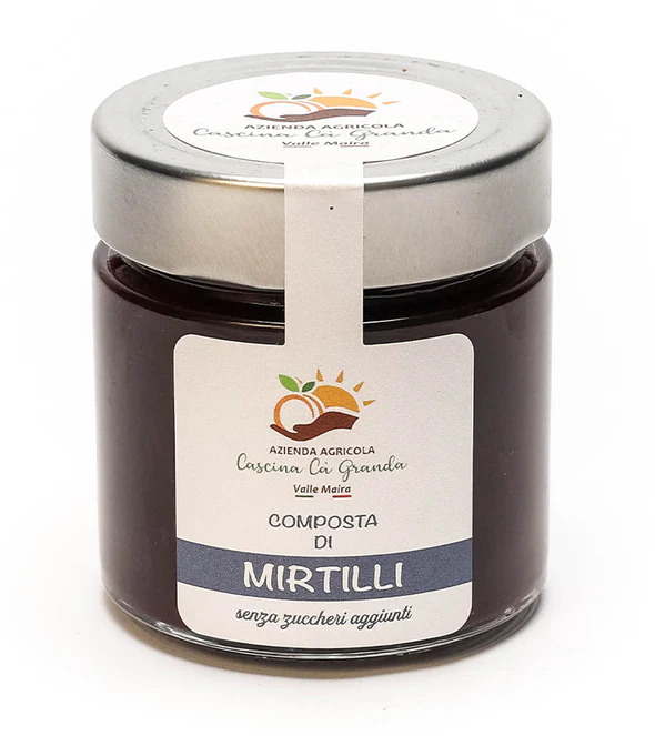 Composta di Mirtilli 100%- Senza Zuccheri aggiunti