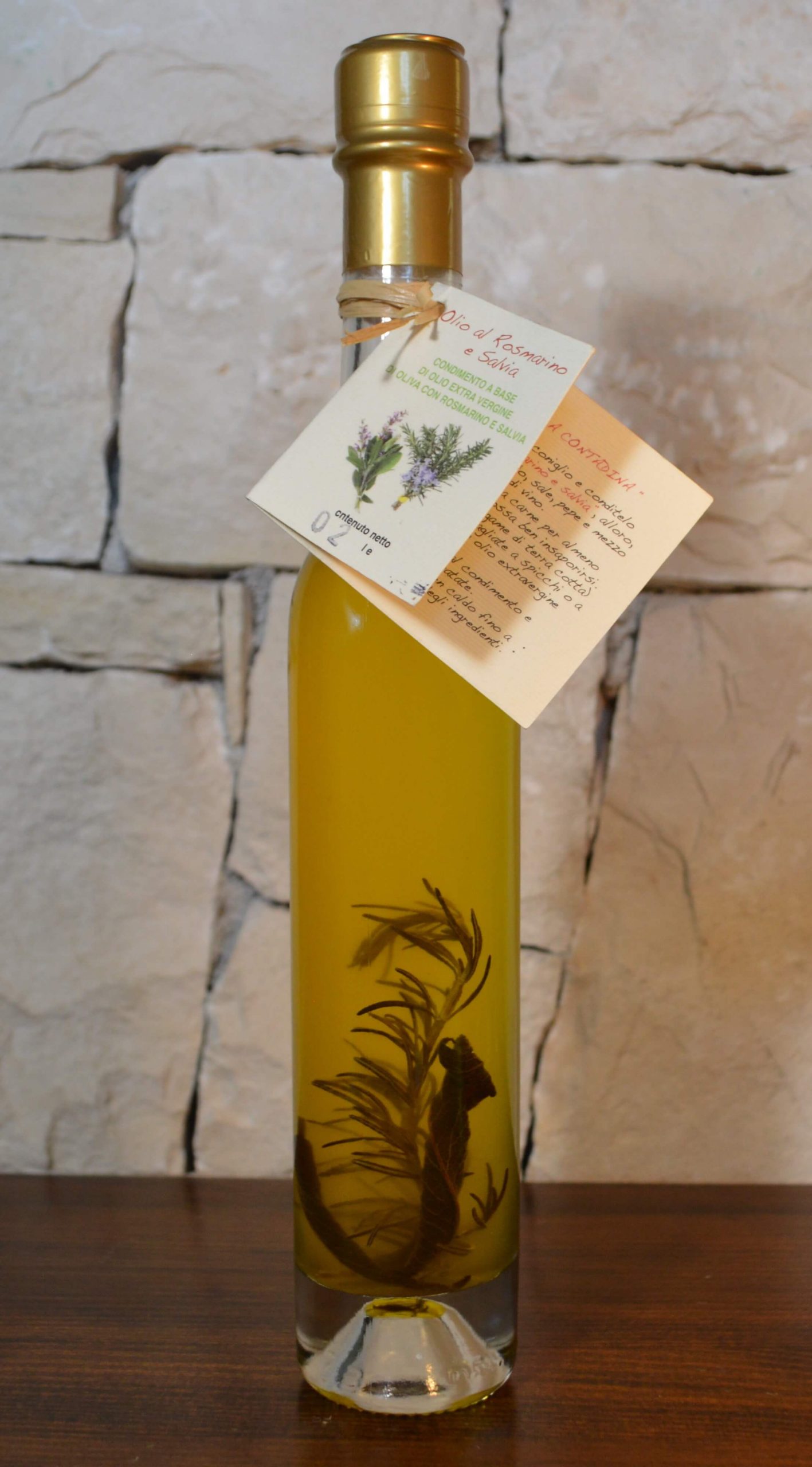 Olio EVO Rosmarino e Salvia 0.2L