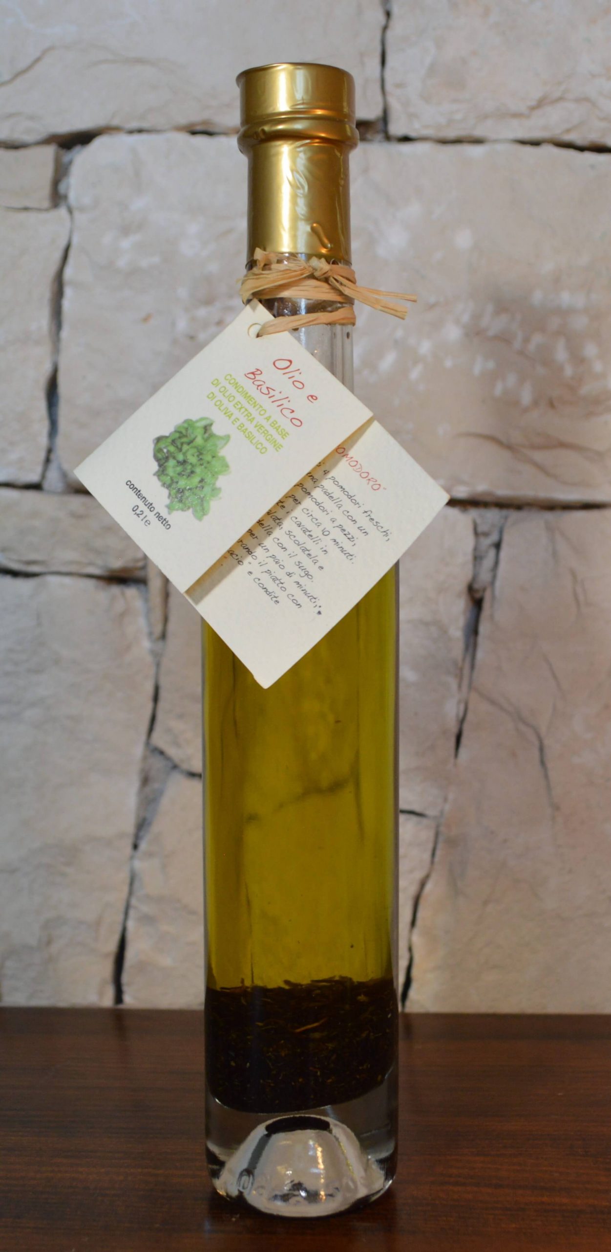 Olio EVO al Basilico 0.2L
