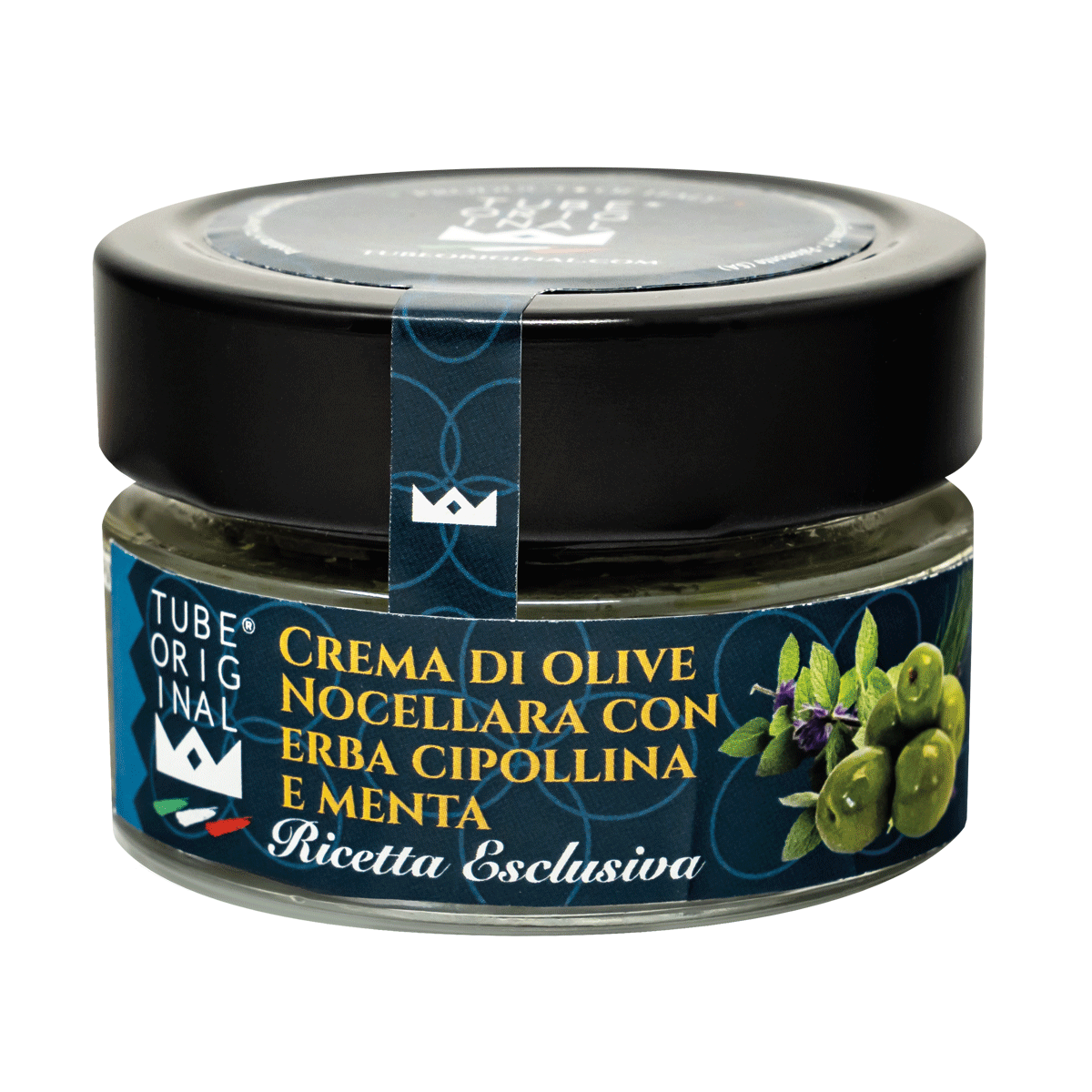 Crema di Olive Nocellara con Erba Cipollina e Menta