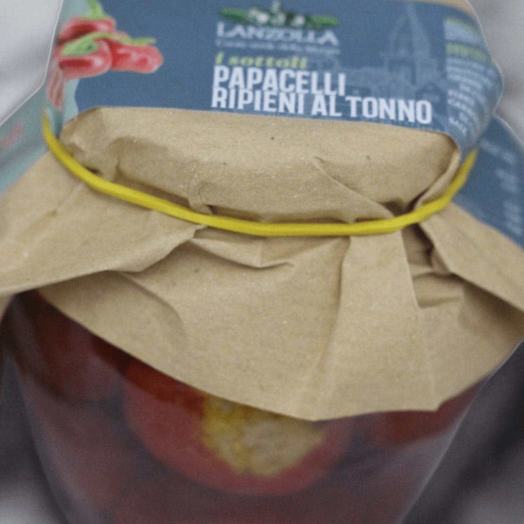 Peperoncini ripieni con tonno vaso 280gr