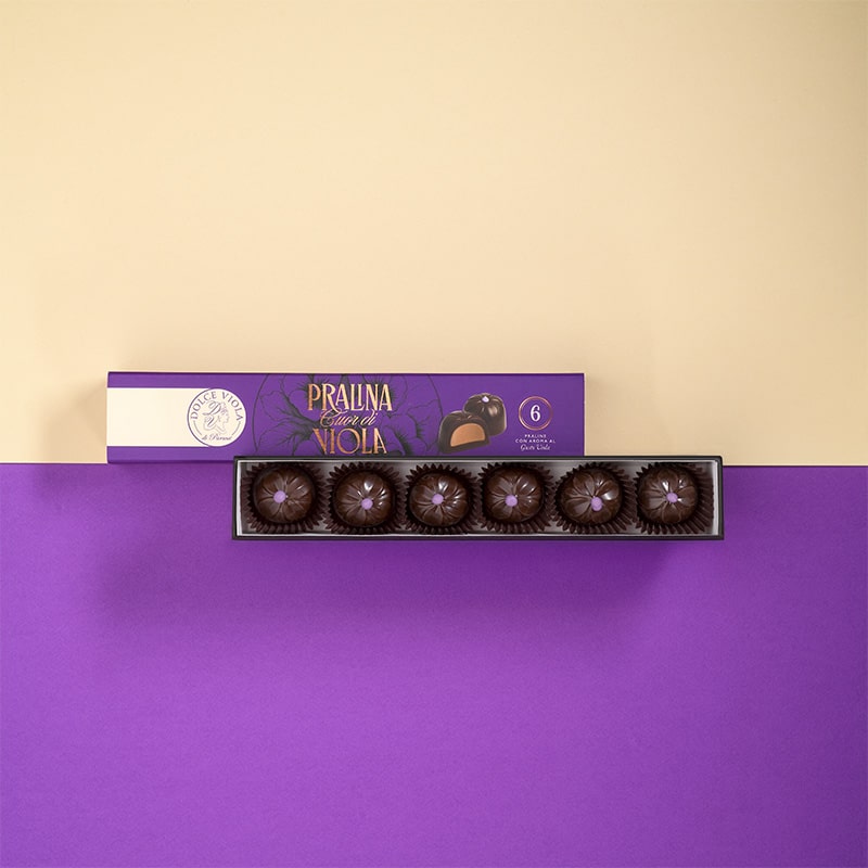 Praline con Aroma al gusto Viola 6 pz.
