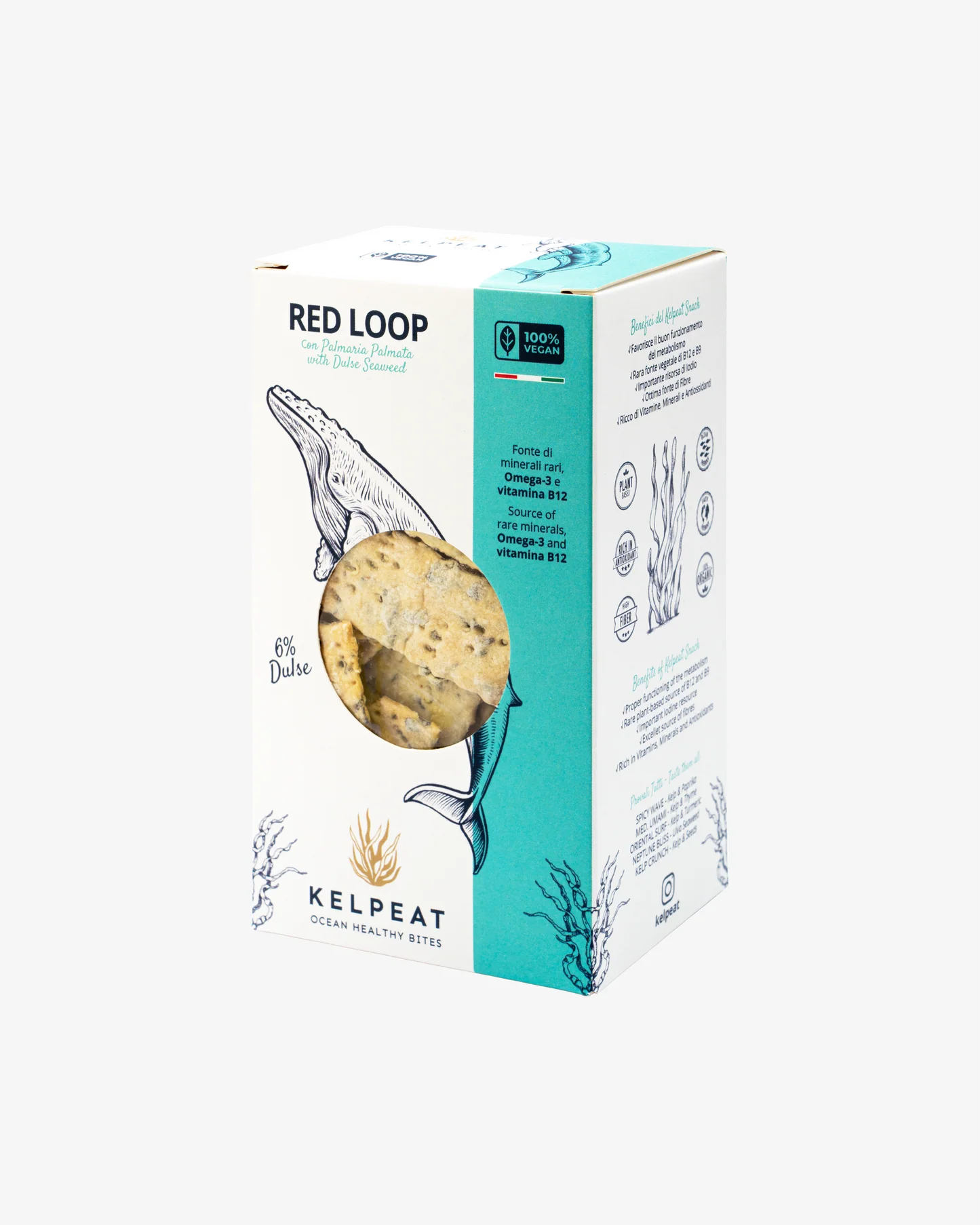 Red Loop Bites snack funzionale di alghe