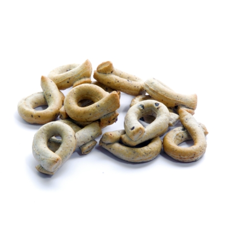 Scaldatelle con olive nere 250 gr.