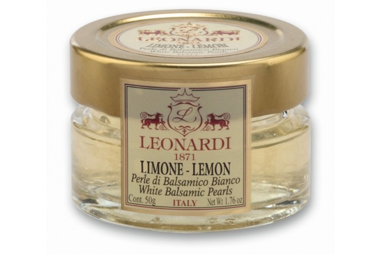 Perle di Balsamico bianco al Limone